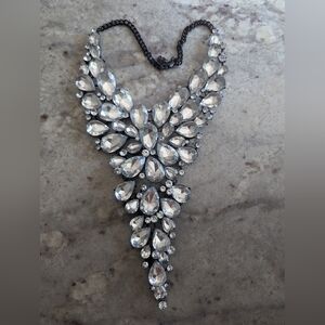 Elegant Silver Statement Necklace